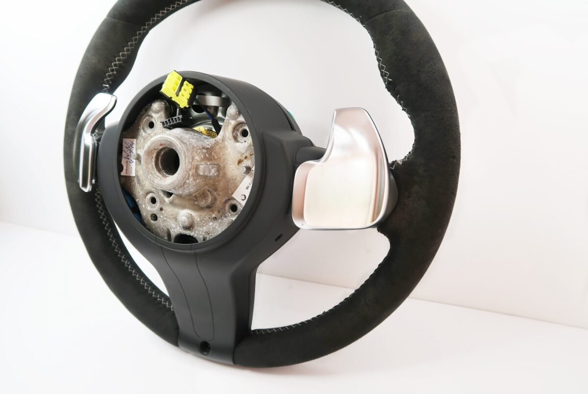 New BMW 1, 2, 3, 4 Series X3 / X4 / X5 / X6 / F15 / F16 / F20 / F22 / F30 Carbon Steering Wheel With Airbag | 32307848338 | 32307845797 | #150 (check) - Image 12