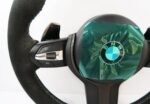 New BMW 1, 2, 3, 4 Series X3 / X4 / X5 / X6 / F15 / F16 / F20 / F22 / F30 Carbon Steering Wheel With Airbag | 32307848338 | 32307845797 | #150 (check) - Image 4