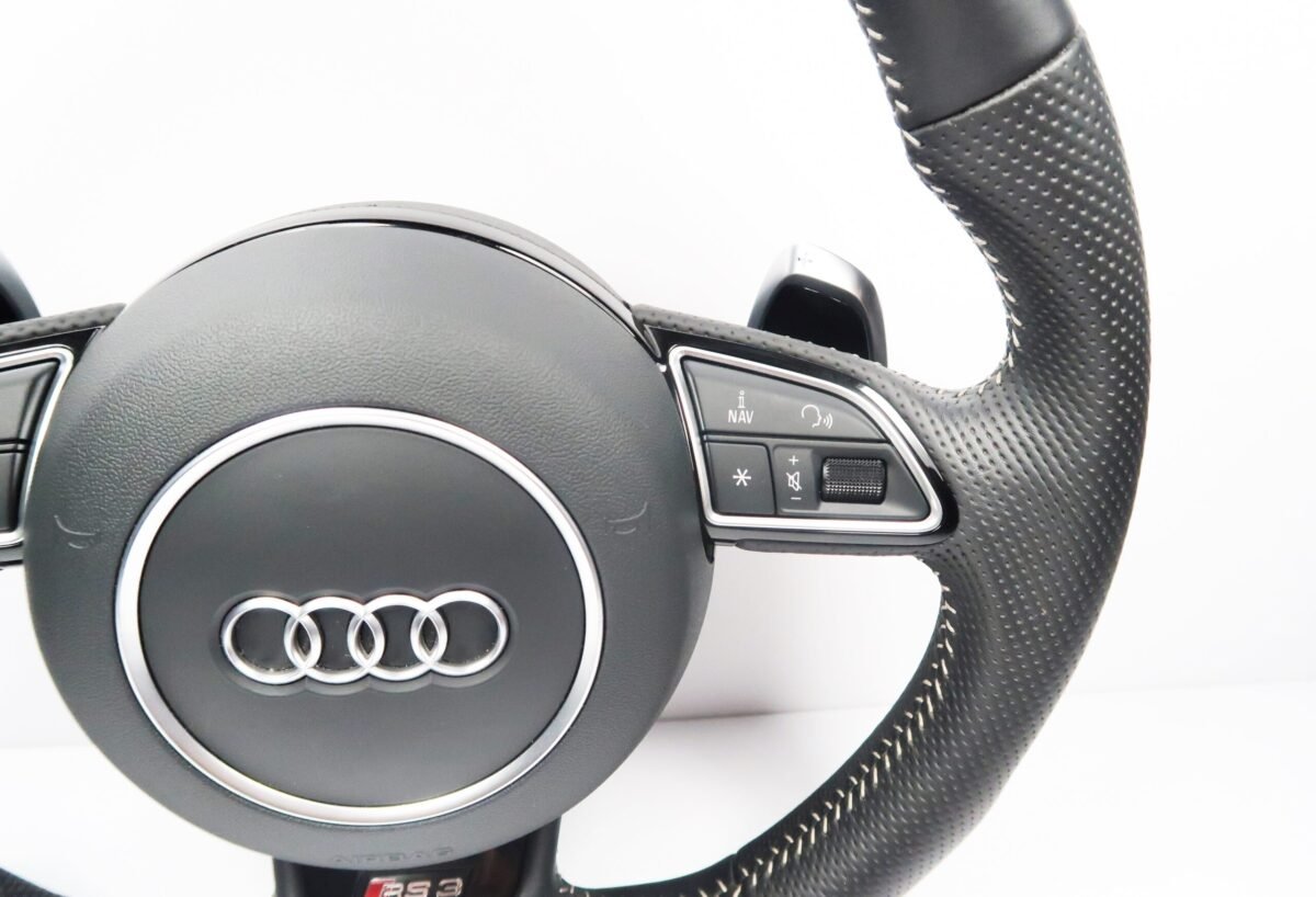New Audi A1 / S1 / A3 / S3 / RS3 / Q3 / RSQ3 Steering Wheel | 8K0419091AB | 8K0880201N | #80 - Image 8