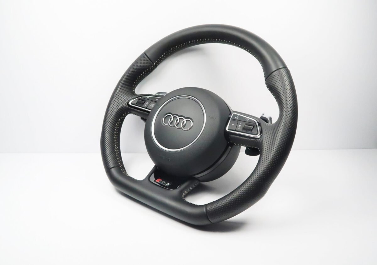 New Audi A1 / S1 / A3 / S3 / RS3 / Q3 / RSQ3 Steering Wheel | 8K0419091AB | 8K0880201N | #80 - Image 3