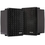 KICKER KB6B 2-Way Full Range Indoor Outdoor Speakers (Pair) Weatherproof Speakers Black