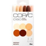 Copic Ciao Markers, Portrait, Skin, 6 Count