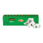 Scotch Brand Super-Hold Tape, Our Most Secure Tape, Great for Sealing, 3/4 x 800 Inches, Clear Finish, Photo-Safe, Boxed, 10 Rolls (700S10)