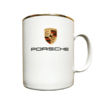 Porsche Crest Mug, White
