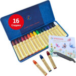 Stockmar Beeswax Crayons - 16 Sticks in Tin