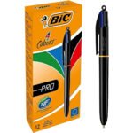Bic 4 Colours Pro Assorted 902129 (Pack Of 12)