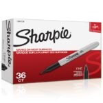 Sharpie Retractable Permanent Markers, Fine Point, 36 Count