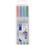Staedtler Lumocolor Non-permanent Pens 311, 4 Count