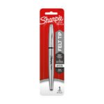 Sharpie Stainless Steel Grip Pen, Fine Point 0.4mm