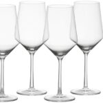 Zwiesel Glas Tritan Crystal Pure Stemware Collection Glassware, 6 Count (Pack of 1), Cabernet/All Purpose, Red or White Wine Glass, 18.2 ounces, Multi_color