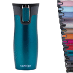 Contigo West Loop Autoseal Travel Mug, Stainless Steel Thermal Mug, Vacuum Flask, Leakproof Tumbler, Coffee Mug with BPA-Free Easy-Clean Lid