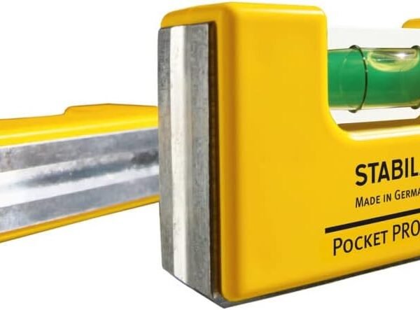Stabila 11901 Magnetic Pocket Level PRO with Holster Yellow