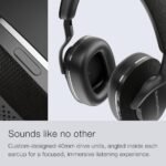 Bowers & Wilkins Px7 S2 Over-Ear Headphones - Advanced Noise Cancellation, Technical Fabrics, 30-Hour Battery Life, 15-Min Quick Charging, Black - Image 2