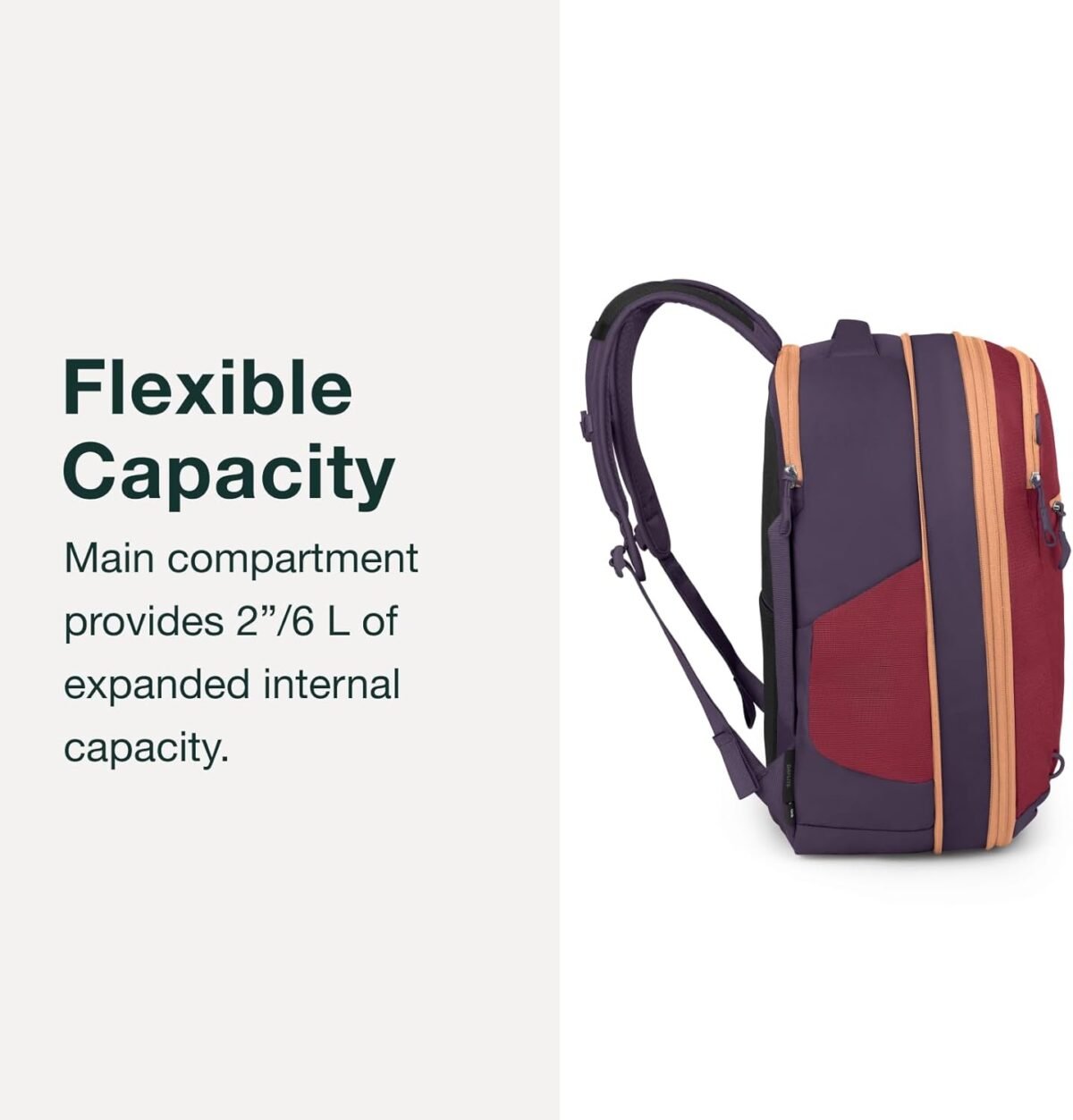 Osprey Daylite Expandable 26+6 Travel Pack, Black - Image 4