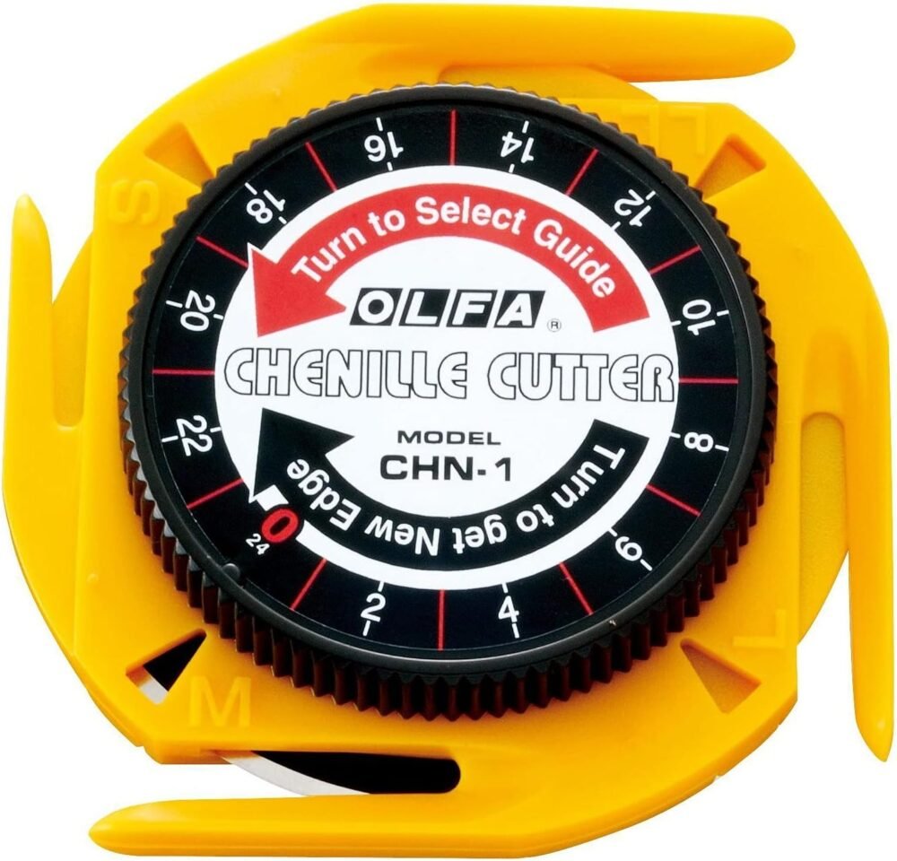 1 OLFA Chenille Cutter, Yellow (CHN1) - Image 1