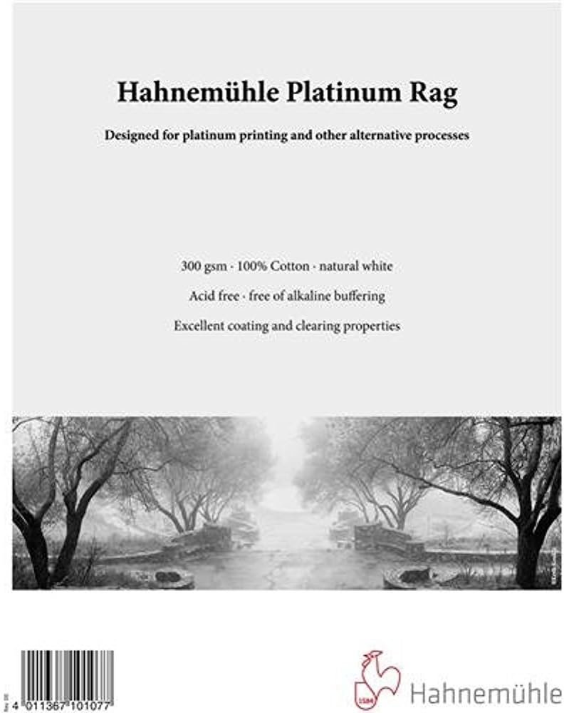 1 HahnemhlePlatinum Rag Fine Art Paper (8 x 10", 25 Sheets) - Image 1