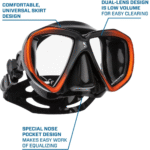ScubaPro Spectra Low Volume 2 Window Dive Mask - Image 3