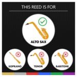 Légère Reeds - Alto Saxophone Reed, Signature, Strength 2.50 (ASG2.50) - Premium Synthetic Woodwind Reed - Image 2