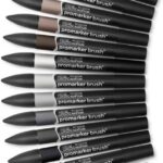 Winsor & Newton ProMarker Brush Set, 12 Count, Neutral Tones