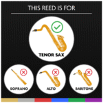 Légère Reeds - Tenor Saxophone Reed, Signature, Strength 2.50 (TSG2.50) - Premium Synthetic Woodwind Reed - Image 2