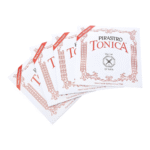 Pirastro 412021 Tonica 4/4 Violin String Set, Medium Gauge with Ball End E, Premium Strings Made With Fine Flexible Synthetic Core, Replacement Accessory for Professional and Student Violin Players
