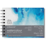 Winsor & Newton Professional Watercolor Paper, Wired, 5" x 7", Cold Pressed